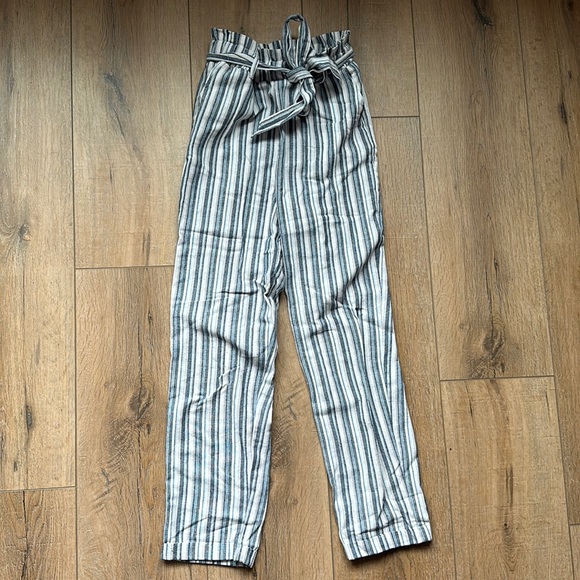 Forever 21 Striped Blue and White Pants Size XS - Picture 1 of 1
